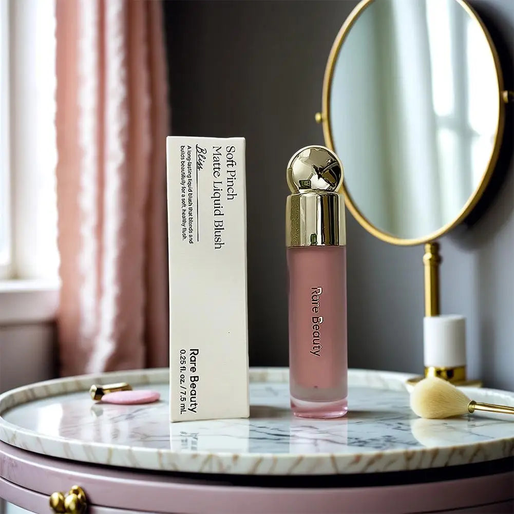 Rose Beauty Soft-Illuminating Powder Blush Liquid blush Waterproof Hydrating Glides On Smoothly For Natural Look Face Highlighte